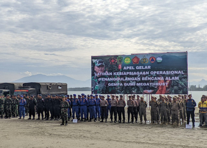 Bengkulu Perkuat Sistem Evakuasi, Simulasi Penanggulangan Bencana Alam Megathrust Digelar