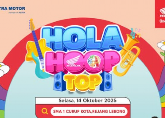 Honda HOLA HOOP TOP Sambangi SMAN 1 Curup Kota, Penuh Semangat dan Kreativitas