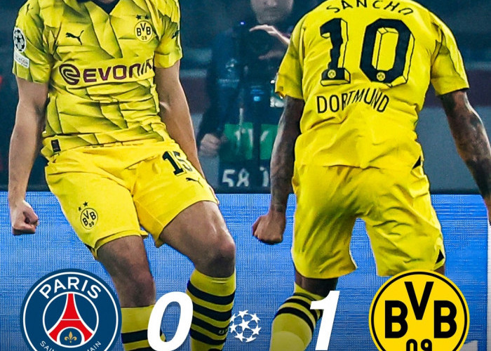 Dortmund Masuk Final Liga Champions, Usai Bantai PSG 1-0
