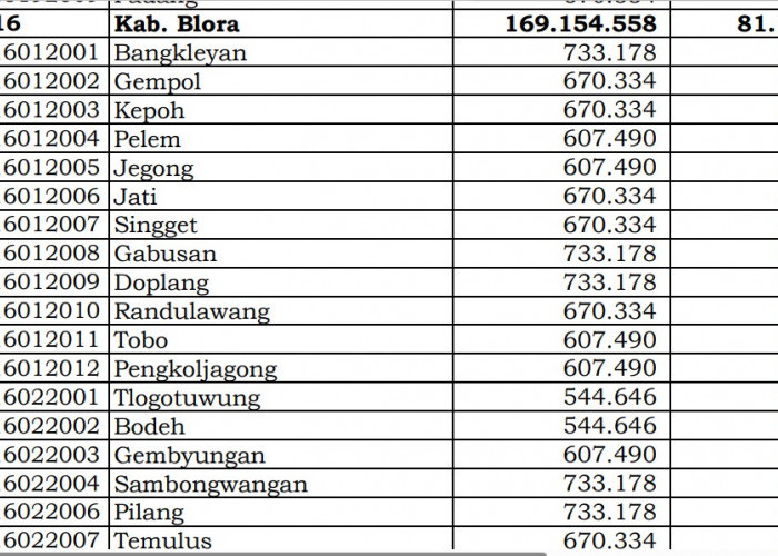 Simak Rincian Dana Desa 2024 Blora 1, Jawa Tengah! 94 Desa 1 Miliar