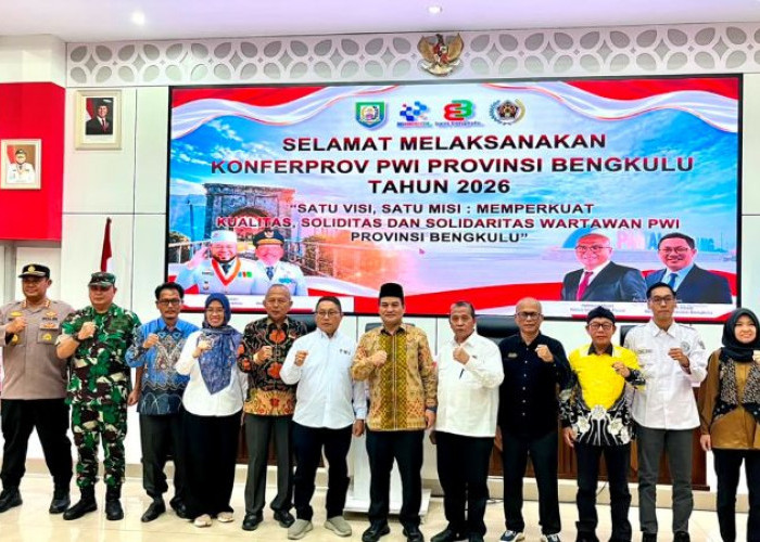 Konferprov PWI Bengkulu 2026 Digelar, Pemprov Dorong Wartawan Makin Profesional dan Solid