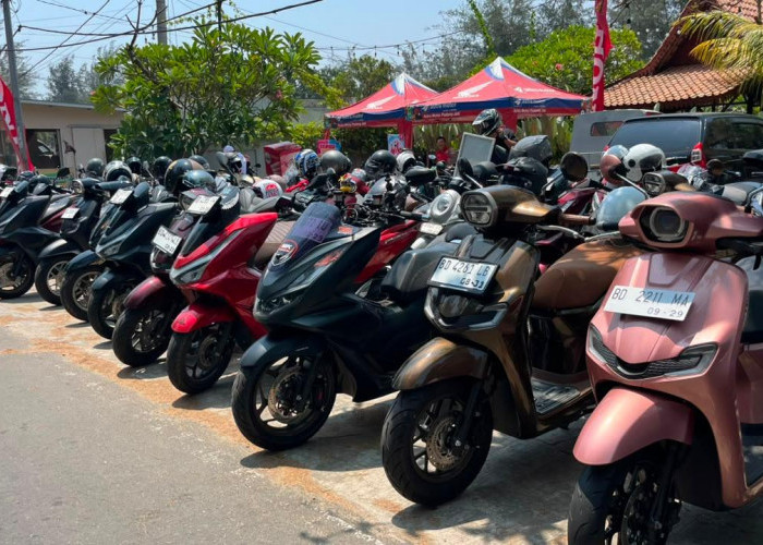 40 Bikers Honda Bengkulu Jelajahi Kota, Rolling City Stylo Sound Ride Berlangsung Seru