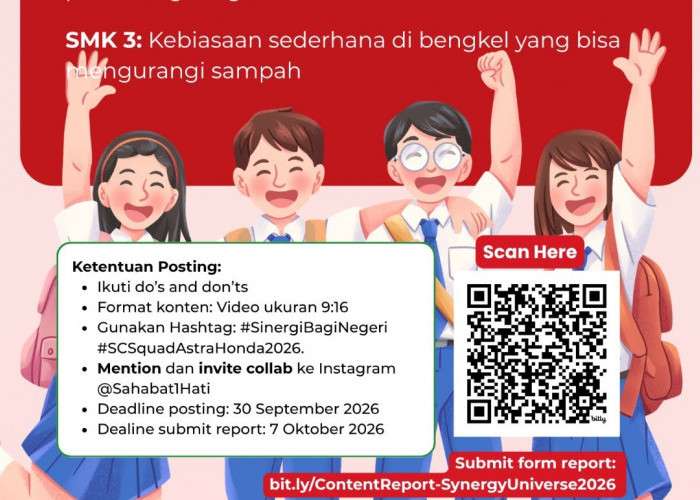 SMKreator Astra Motor Bengkulu Tantang Siswa SMK Angkat Cerita Otomotif dan Lingkungan
