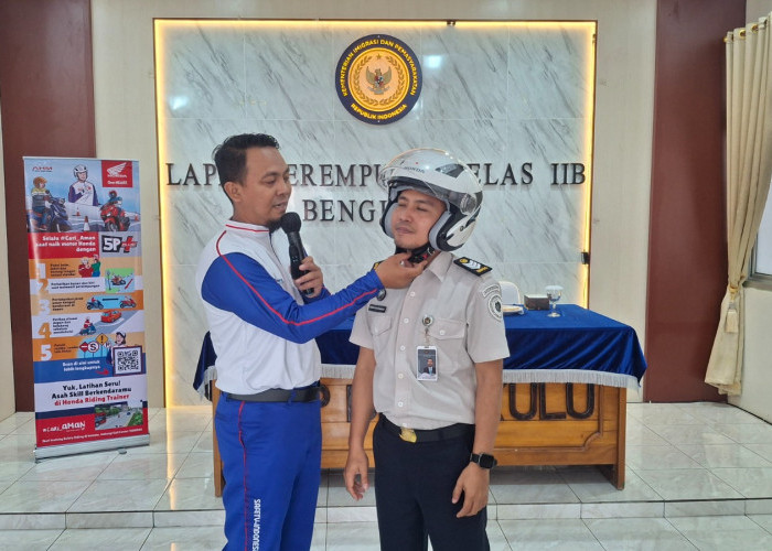 Astra Motor Bengkulu Edukasi #Cari_Aman di Lapas Perempuan Kelas IIB Bengkulu
