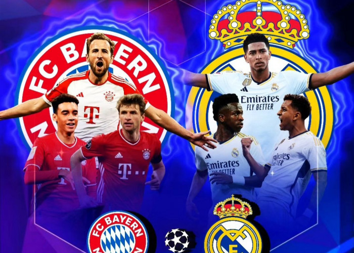 Liga Champions 2023/2024, Semifinal Bayern Munchen Tahan Imbang 2-2 Real Madrid 