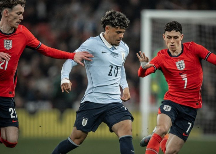 Kemenangan Inggris Sirna di Detik Terakhir, Uruguay Paksa Hasil Imbang 1-1