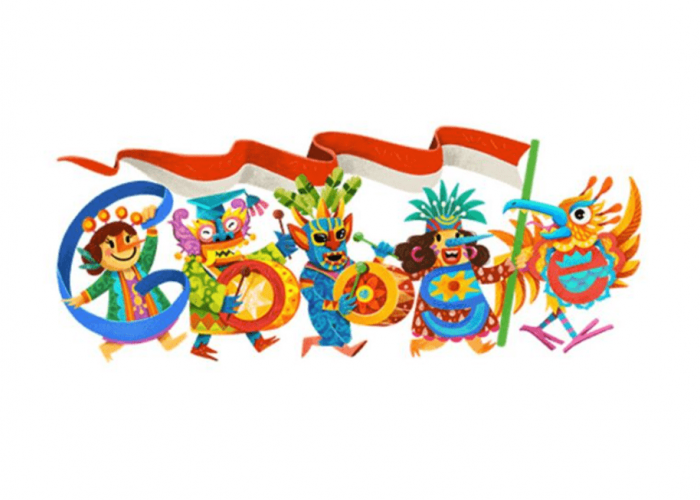 Google Doodle Meriahkan HUT ke-79 RI dengan Parade Budaya, Karya Seniman Bali