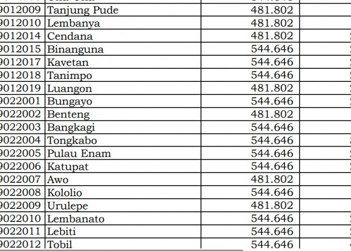 Dana Desa Tiap Desa 2024 di Tojo Una Una, Sulawesi Tengah: 20 Desa 1 Miliar