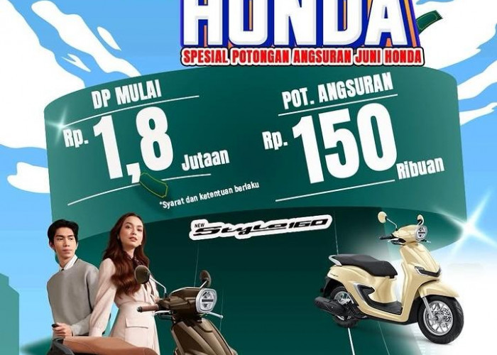 Promo Setuju Honda Juni 2026, New Stylo 160 Hadir dengan DP Ringan dan Potongan Angsuran Menarik