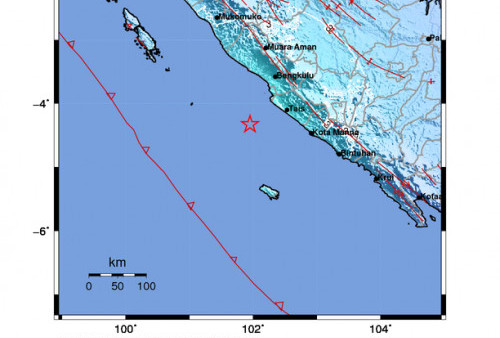 Gempa M 5,8 di Bengkulu Dirasakan Hingga ke Sumsel, Belum Ada Laporan Kerusakan