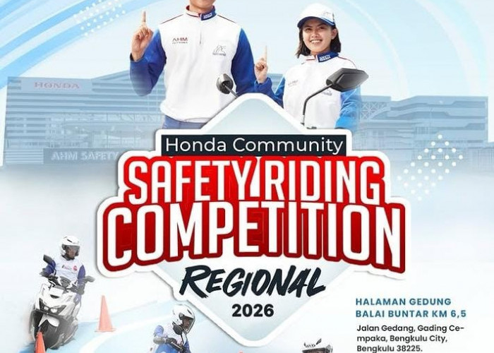 Honda Community Safety Riding Competition Regional 2026 Digelar di Bengkulu, Siap Uji Skill Berkendara Aman