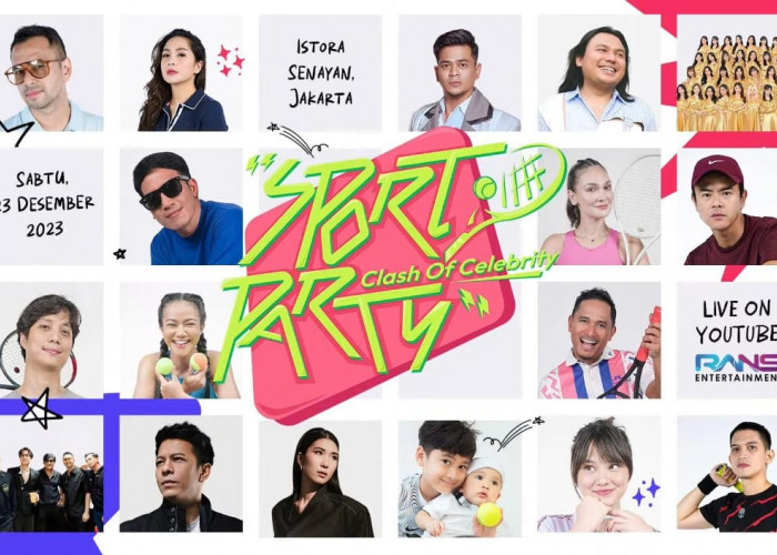 Bertabur Bintang! Sport Party - Clash of Celebrity Tutup Tahun 2023 Penuh Keriuhan