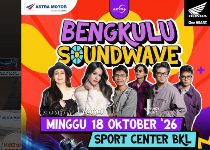 Bengkulu Soundwave 2026 Hadir, Raisa hingga Juicy Luicy Siap Bikin Galau