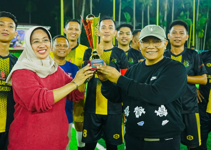 Kampanye Lawan Judi Online, Kajati Bengkulu Gelar Turnamen Mini Soccer