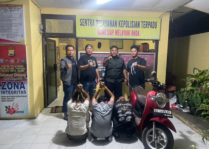 Modus Pinjam Motor Ambil Gaji, Pelaku Penggelapan Ranmor dan Maling iPhone Dibekuk Tim Macan Ratu