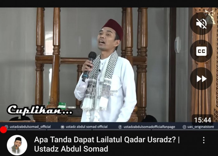 Kajian Islam Ustadz Abdul Somad: Apa Tanda Seseorang Mendapatkan Malam Lailatul Qadar?