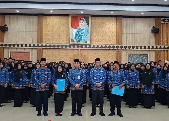 Pemprov Bengkulu Lantik 186 PNS Baru, Tekankan Integritas dan Disiplin