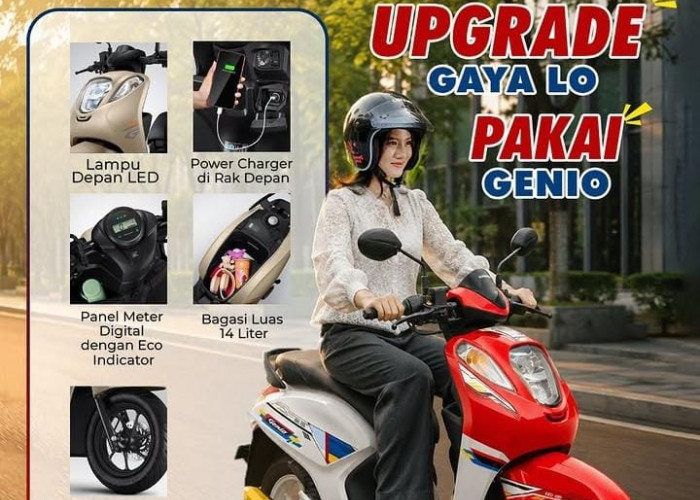 Honda Genio Makin Stylish, Ini Deretan Fitur yang Siap Temani Mobilitas Harian