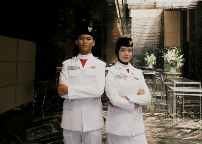 Sultan Bangga Dua Pelajar Bengkulu Tembus Paskibraka Nasional, Aryo Bawa Bendera
