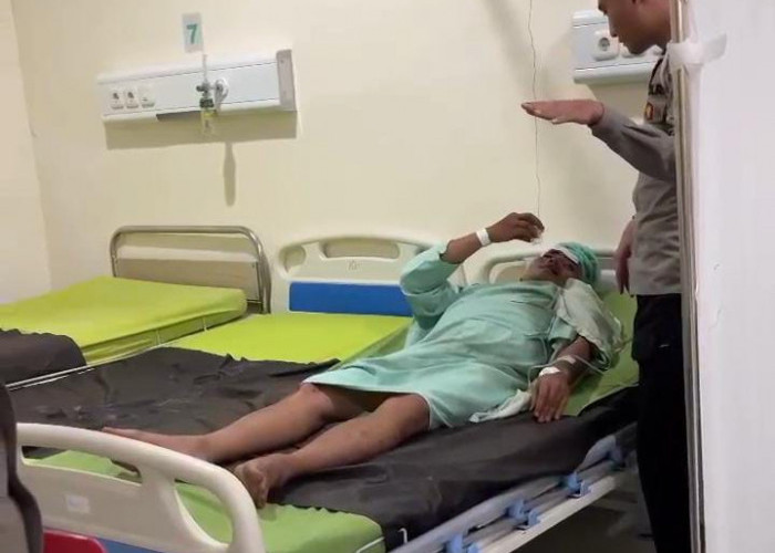 Tabrak Lari di Betungan, Petugas Keamanan Perumahan Luka Berat, Toyota Yaris Biru Dilaporkan ke Polisi