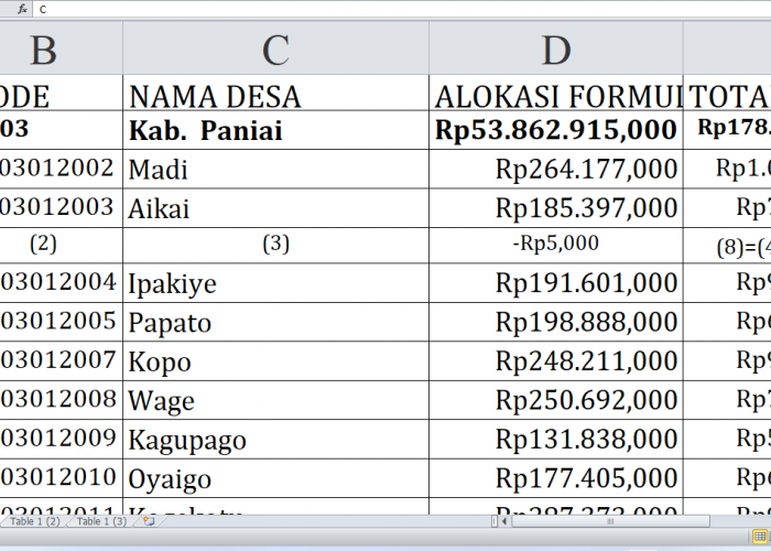 Rezeki Nomplok! Dana Desa Tahun 2025 Mengalir Deras ke Paniai Provinsi Papua Tengah, Simak Rinciannya!