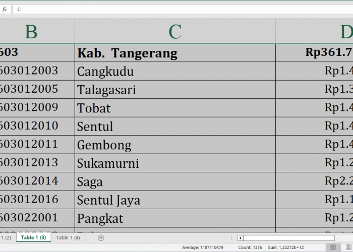 Rincian Dana Desa Tahun 2025 Tiap Desa di Tangerang Provinsi Banten, Total Rp361,7 Miliar: Ini Desa Terbesar