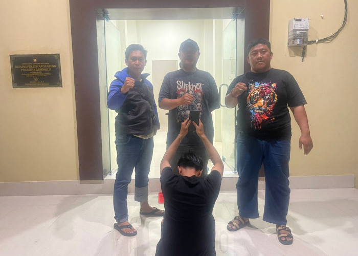 Beli HP Curian Rp300 Ribu, Pemuda Asal Bengkulu Tengah Diringkus Polsek Ratu Agung