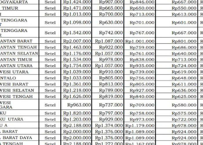 Anggaran Seragam Satpam Bengkulu Nyaris Rp2 Juta, Lebih Tinggi dari DKI Jakarta dan 27 Provinsi