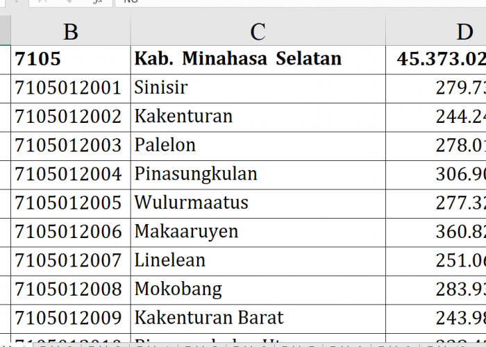 Dana Desa 2026 Minahasa Selatan Rp45,3 Miliar, Ongkaw II Tertinggi Rp373 Juta