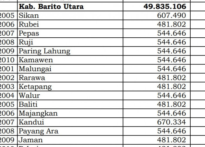 Rincian Dana Desa 2024 Barito Utara, Kalimantan Tengah: Simak Jawabannya di Sini