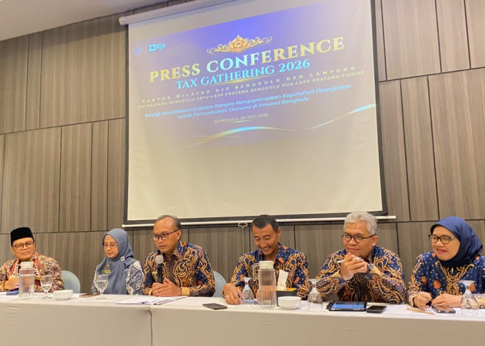 Tax Ratio Bengkulu Turun Saat Ekonomi Tumbuh, DJP: Kepatuhan Pajak Jadi Kunci Pembangunan Daerah