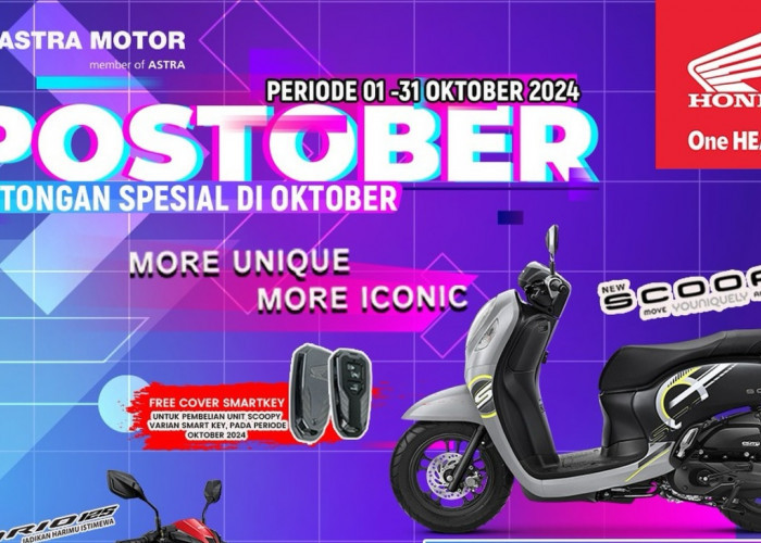 Promo Spesial Honda New Scoopy di Bulan Oktober 2024: DP Ringan dan Angsuran Terjangkau!