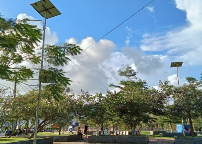 14 Titik Solar Cell Taman Smart City sudah 2 Tahun Dibiarkan Padam