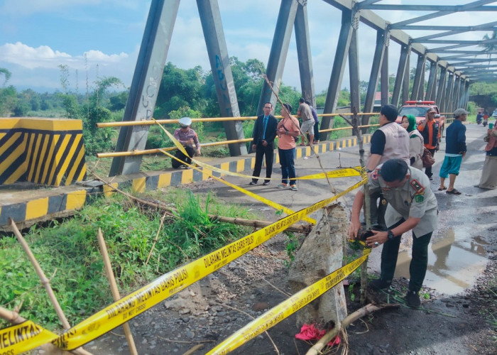 Banjir Bandang di Rejang Lebong Jembatan Talang Benih dan Sawah Terdampak, Kerugian Ditaksir Rp1,5 Miliar