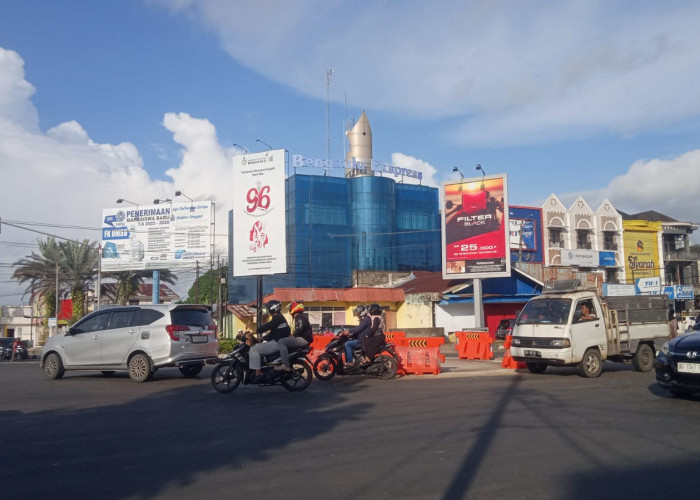 Kurangi Macet di Simpang Skip, Pemkot Bengkulu Pindahkan Tugu Tabot ke Pinggir Jalan