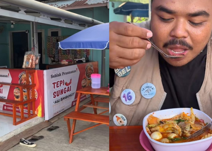 Seblak Tepi Sungai di Kota Bengkulu, Kuliner dengan Cita Rasa Nyeblak Banget