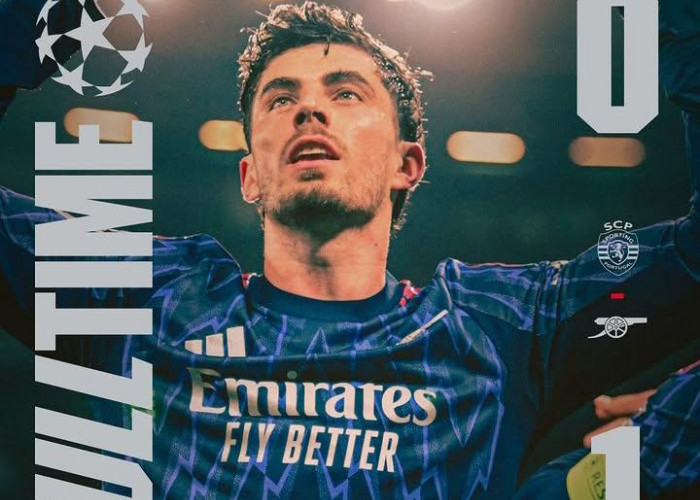 Kai Havertz Jadi Pahlawan, Arsenal Segel Kemenangan Menit Akhir di Markas Sporting CP