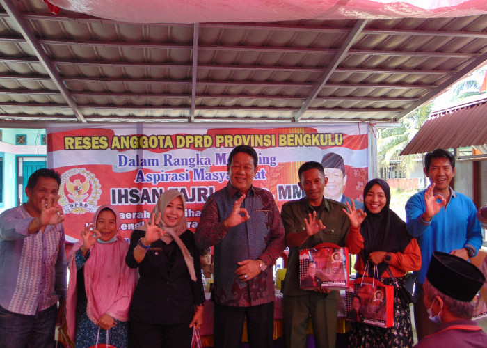 Infrastruktur jadi Keluhan, Reses Ketua DPRD Provinsi Bengkulu Ihsan Fajri di Benteng