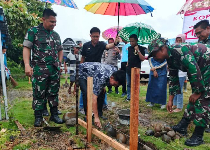 Pembangunan Gerai Koperasi Merah Putih di Mukomuko Dikebut, Progres Capai 25 Persen