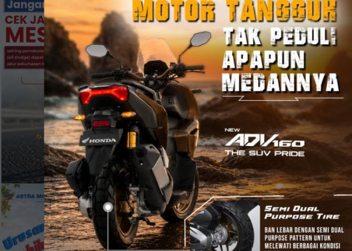 New Honda ADV160 Siap Hadapi Beragam Medan, Astra Motor Bengkulu Unggulkan Karakter SUV