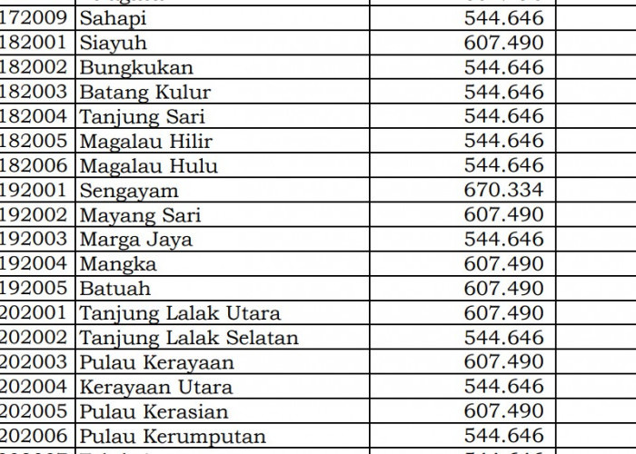 Rincian Dana Desa 2024 Kotabaru 2, Kalimantan Selatan! Simak Jawabannya di Sini 