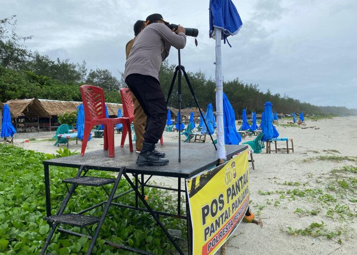 Pengecekan Ketat di Pantai Panjang Bengkulu, Fokus Pengamanan Wisatawan