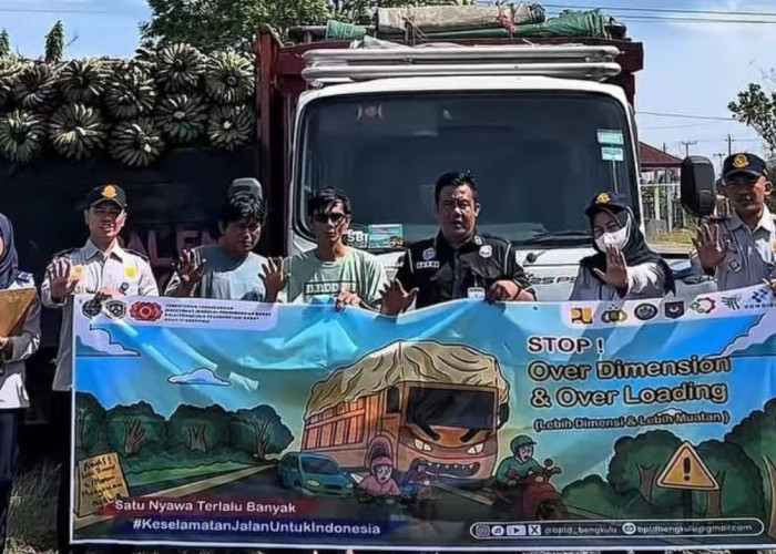 Menuju Zero ODOL 2027, Bengkulu Perkuat Pengawasan Truk Bermuatan Besar Jelang Libur Nataru