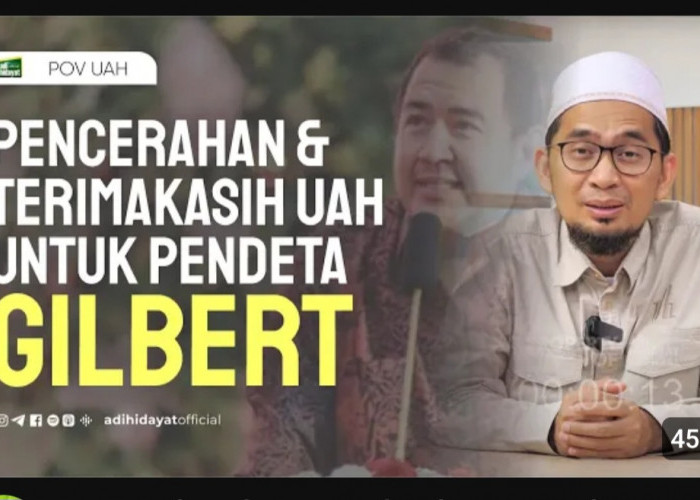 Viral Video Pendeta Gilbert Lecehkan Islam, Begini Tanggapan Ustadz Adi Hidayat 