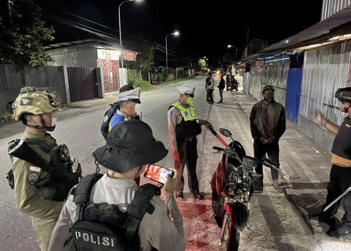 Patroli Terpadu di Nabire Berhasil Amankan Sajam Saat Razia Kendaraan
