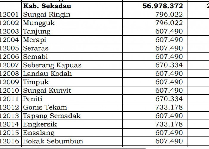 Rincian Dana Desa 2024 Sekadau, Kalimantan Barat! Cek Jawabannya di Sini