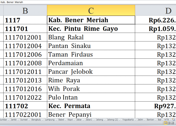 Desa di Kabupaten Bener Meriah dan Pidie Jaya Raih Dana Insentif Desa Tahun 2024