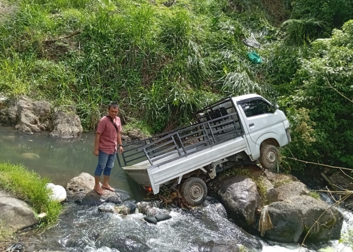 Terjun ke Jurang di Tikungan Maut Curup–Lubuklinggau, Sopir Pick-Up Kritis