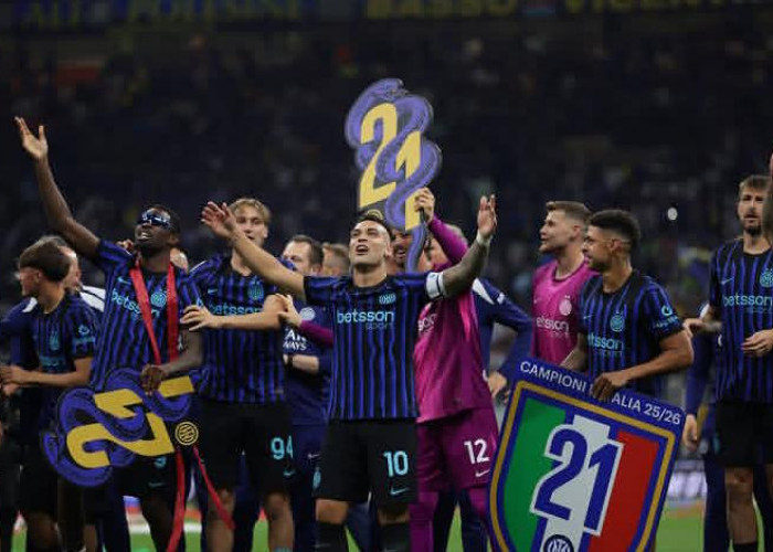 Inter Milan Resmi Segel Gelar Juara Liga Italia Musim 2025/26 Usai Tekuk Parma