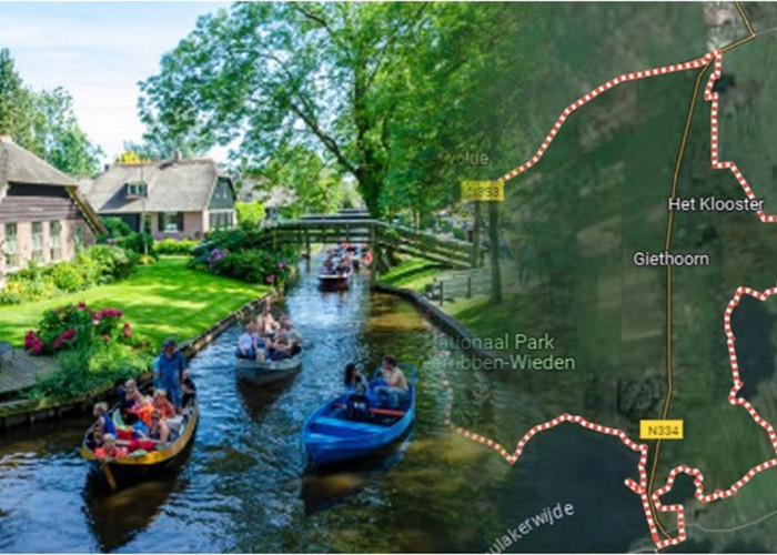 Desa Giethoorn di Belanda, Tidak Punya Jalan Raya,   Dijuluki Venice of the Netherlands 